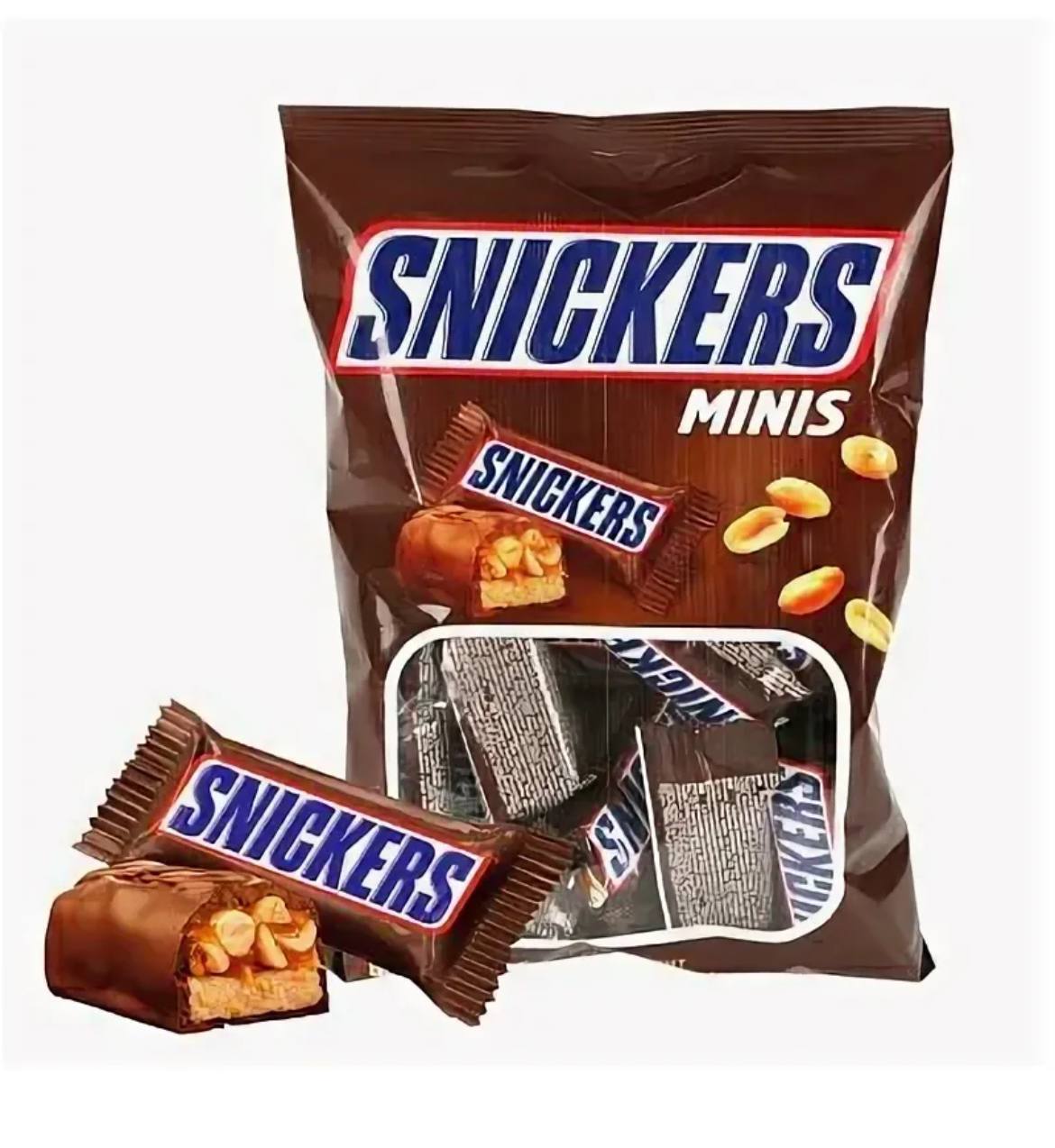 Батончик snickers Minis 180гр