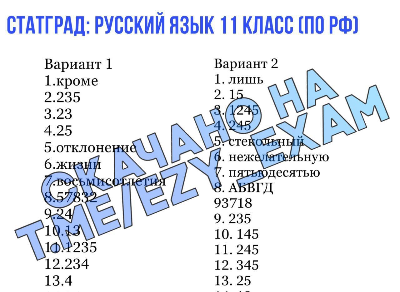 Публикация #2190 — ОТВЕТЫ ВОШ МЭ / ЕГКР 2023-24 (DOTi_TkFVrMzYWYy)